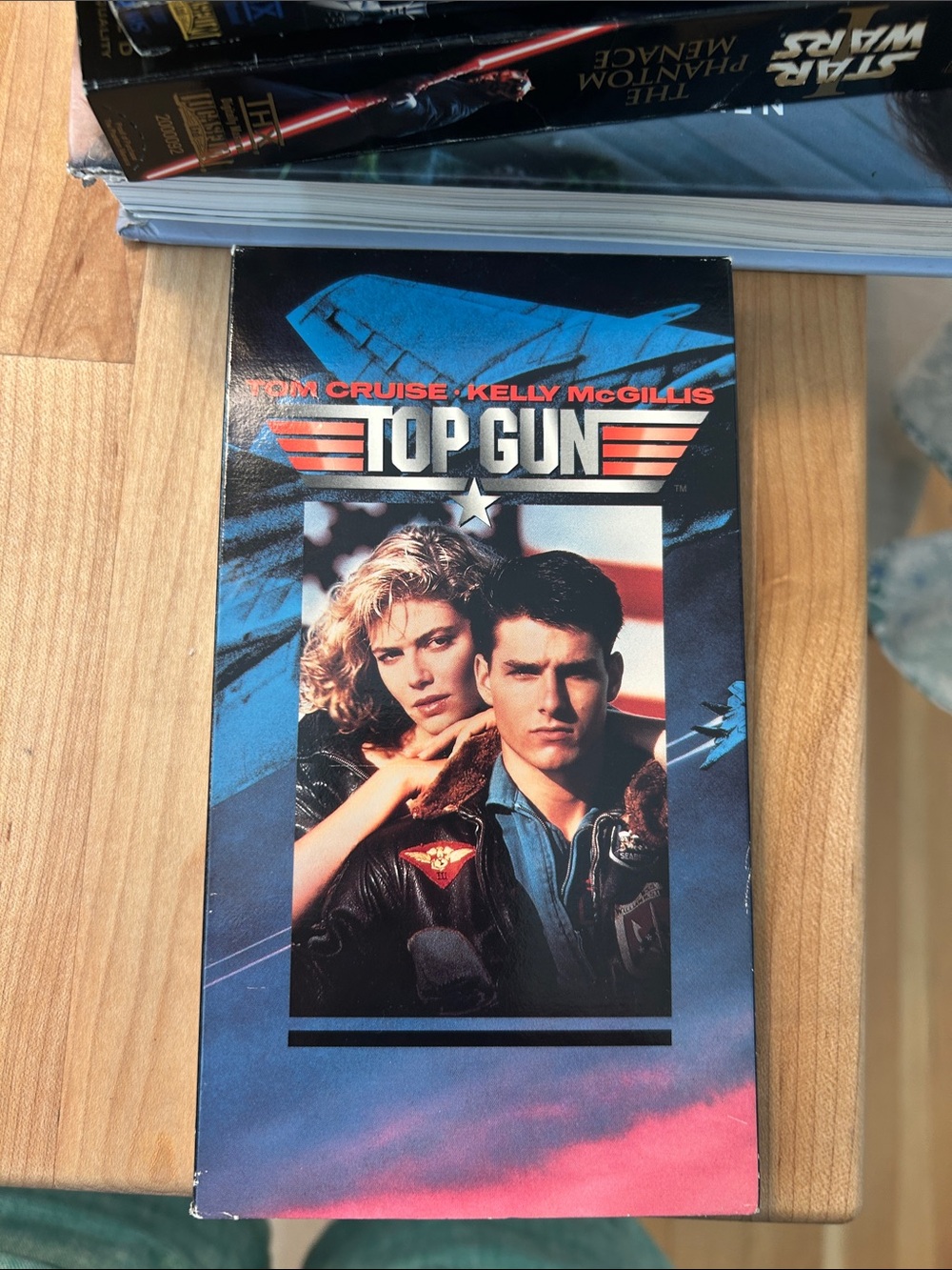 Top Gun Classic Movie VHS - Blue Jacket Cover